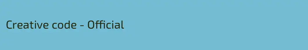 Creative code - Official
